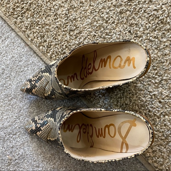 Chunky Snake Mules - Sam Edelman - Picture 4 of 5